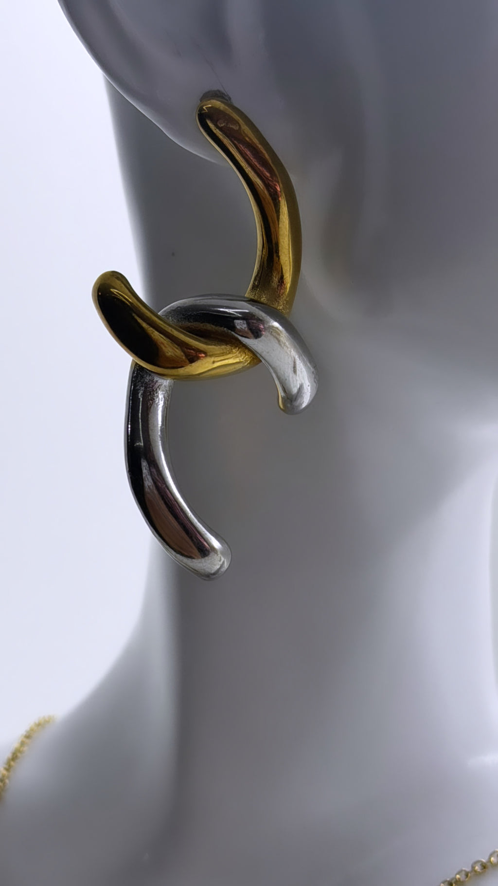 “lien doré” earrings